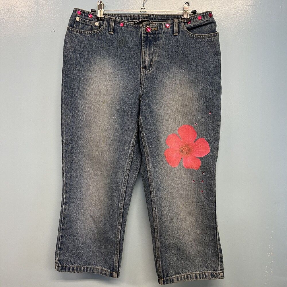 Vintage No Boundaries Cropped Cotton Denim jeans